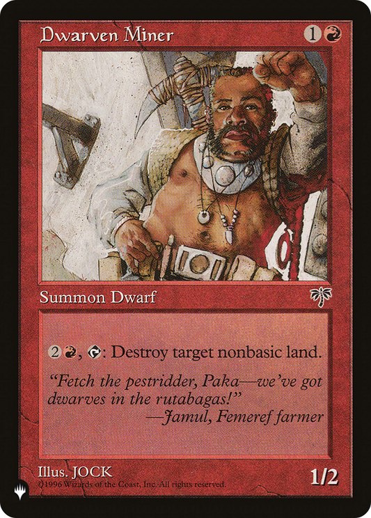 Dwarven Miner (LIST-MIR-169)