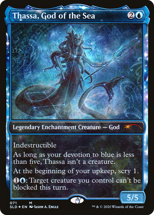Thassa, God of the Sea (SLD-071) (Showcase) (Foil)