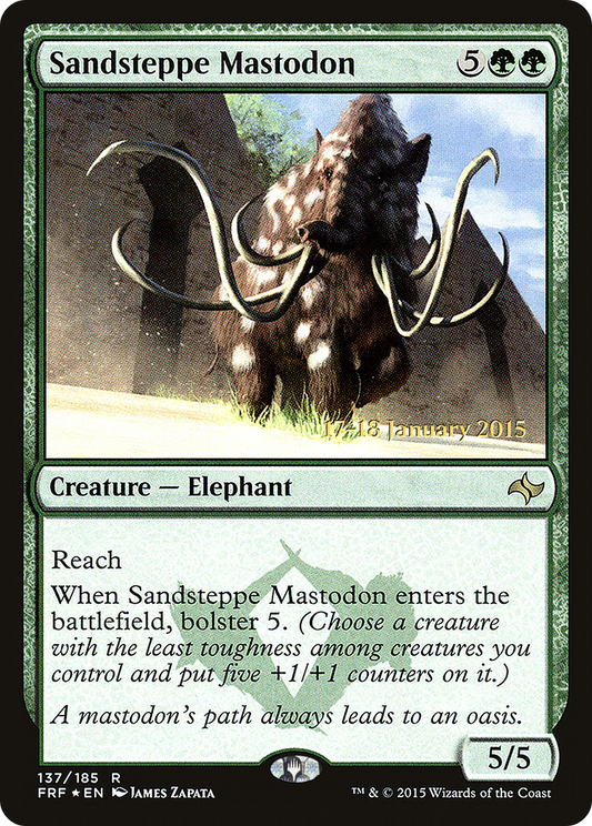 Sandsteppe Mastodon (PRE-137S) (Foil)
