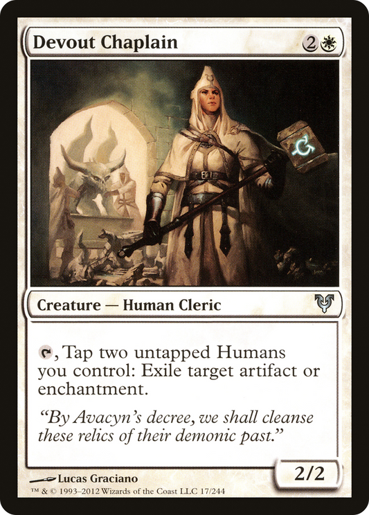 Devout Chaplain (AVR-017) (Foil)