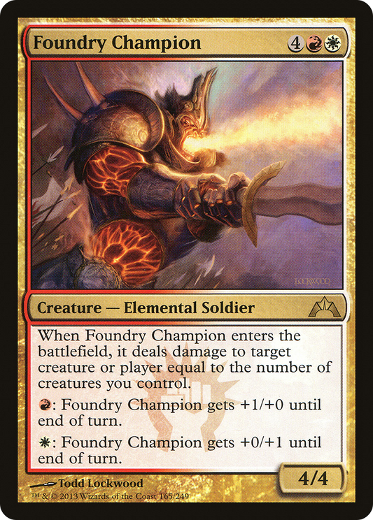 Foundry Champion (GTC-165) (Foil)