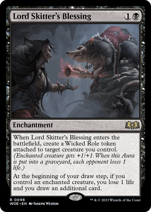Lord Skitter's Blessing (WOE-098) (Foil)