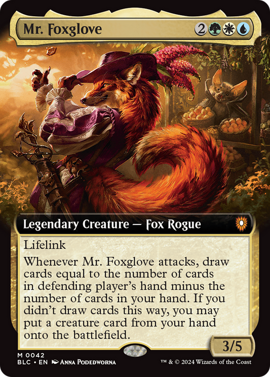 Mr. Foxglove (BLC-042) (Extended Art) (Foil)