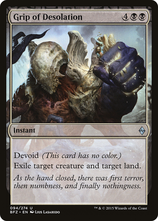 Grip of Desolation (BFZ-094) (Foil)
