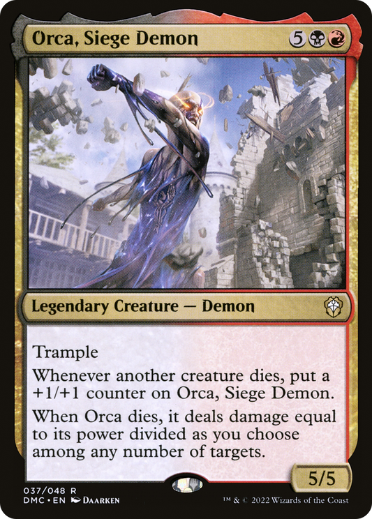Orca, Siege Demon (DMC-037) (Foil)