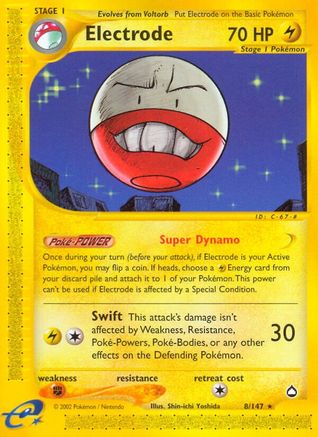 Electrode (AQ-008) (Reverse Holofoil)