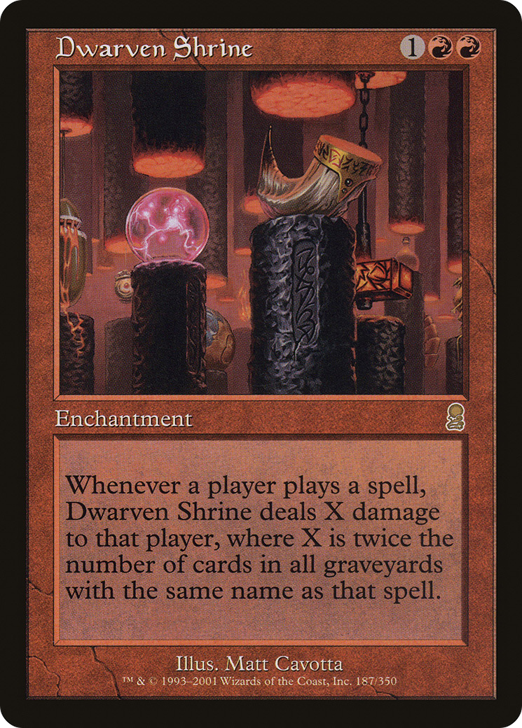 Dwarven Shrine (ODY-187) (Foil)