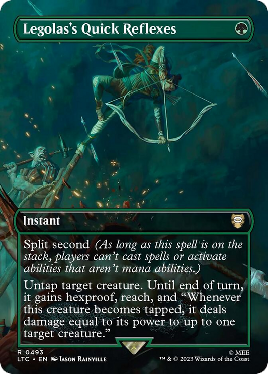 Legolas's Quick Reflexes (LTC-493) (Borderless) (Foil)