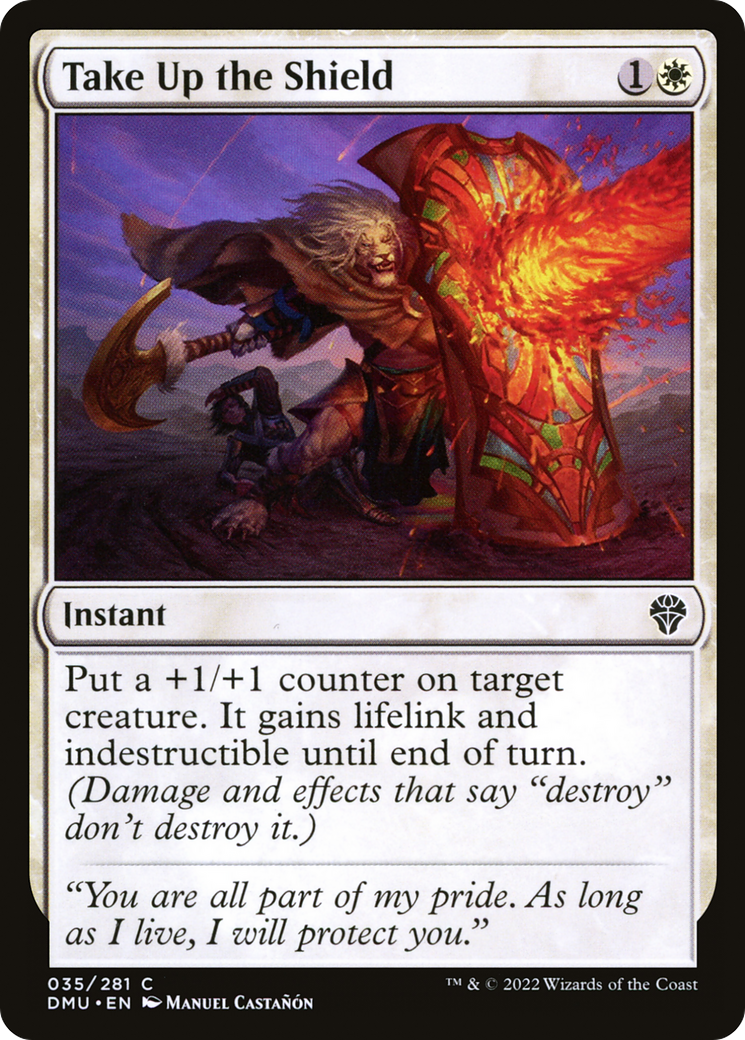 Take Up the Shield (DMU-035) (Foil)
