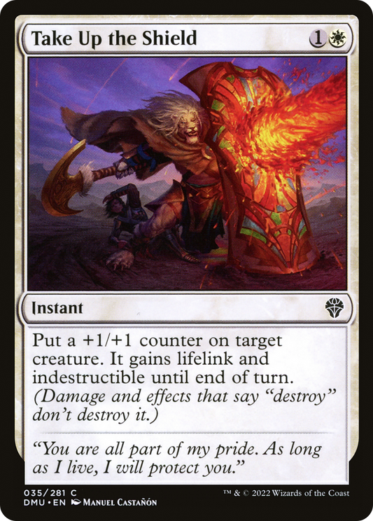 Take Up the Shield (DMU-035) (Foil)