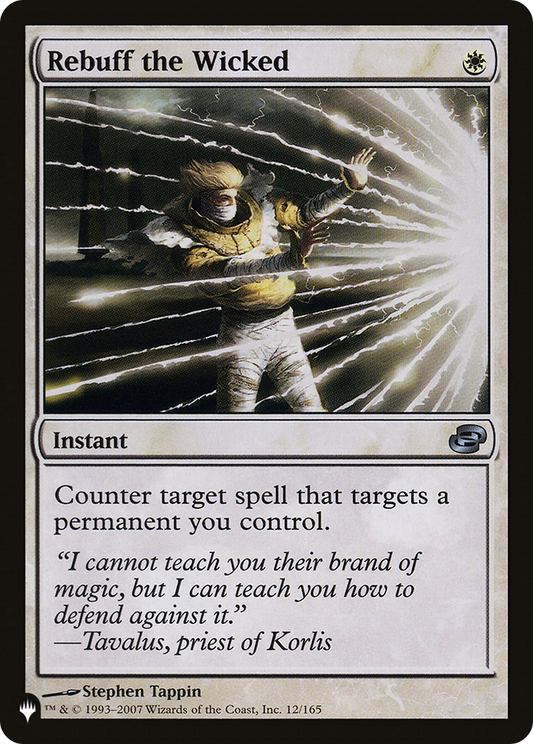 Rebuff the Wicked (LIST-PLC-12)