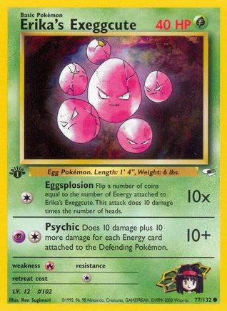 Erika's Exeggcute (77) (G1-077) (1st Edition)