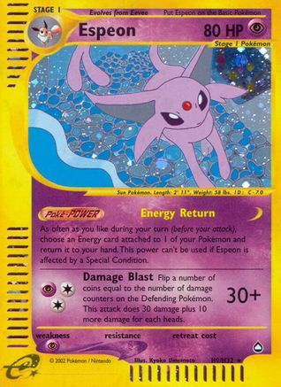 Espeon (H9) (AQ-H9) (Holofoil)