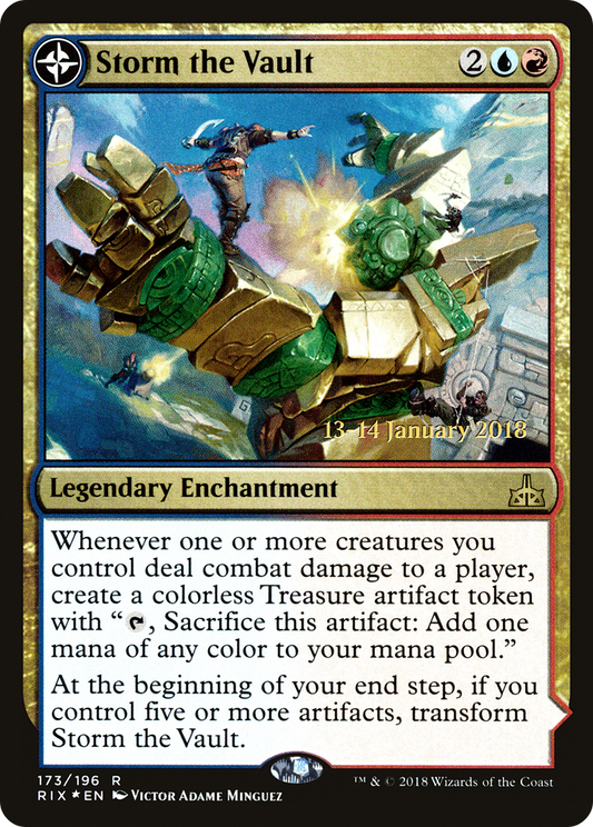 Storm the Vault // Vault of Catlacan (PRE-173S) (Foil)