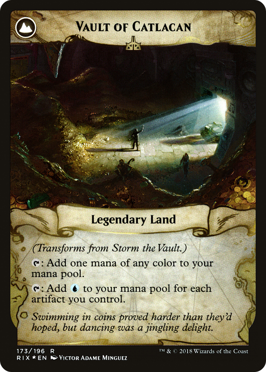 Storm the Vault // Vault of Catlacan (PRE-173S) (Foil)