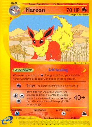 Flareon (8) (SK-008) (Reverse Holofoil)