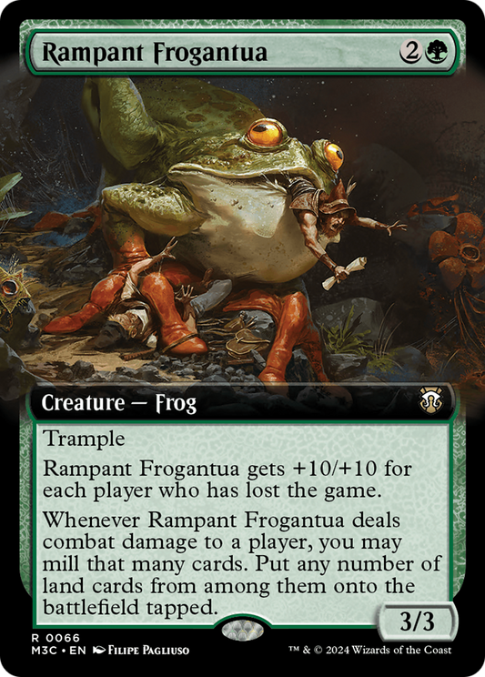 Rampant Frogantua (M3C-066) (Extended Art)
