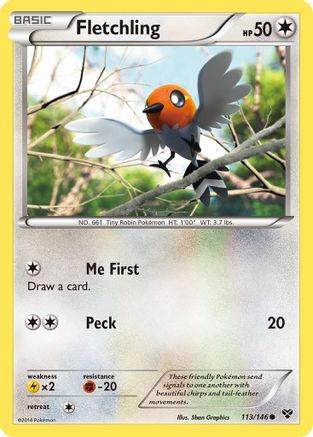 Fletchling (XY-) (Reverse Holofoil)
