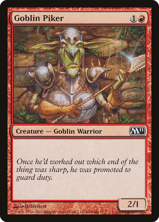 Goblin Piker (M11-142) (Foil)