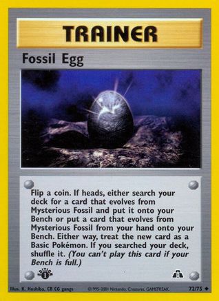 Fossil Egg (N2-072) (1st Edition)