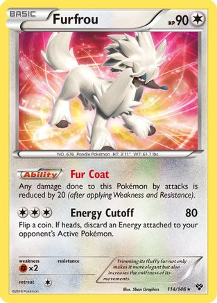 Furfrou (XY-114) (Reverse Holofoil)