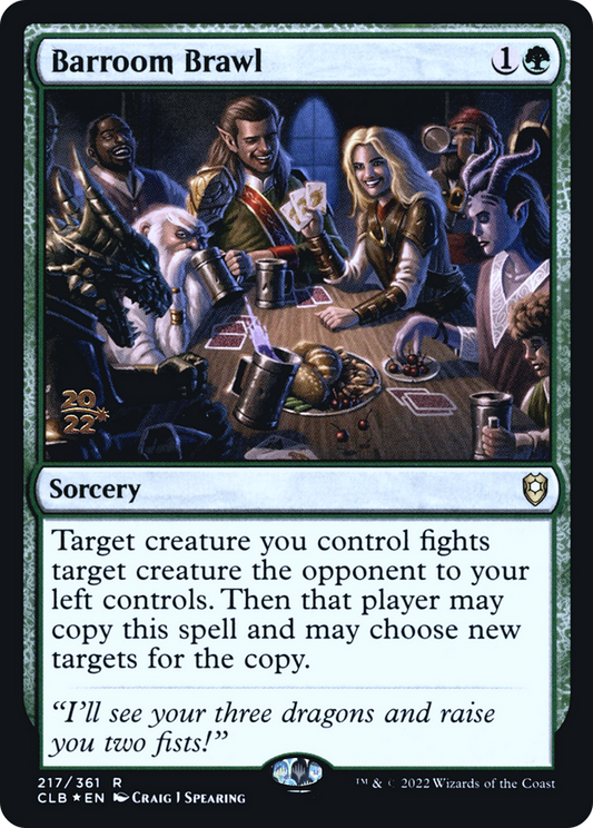 Barroom Brawl (PRE-217S) (Foil)