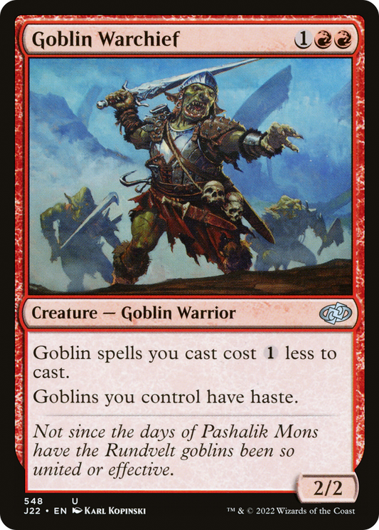 Goblin Warchief (J22-548)