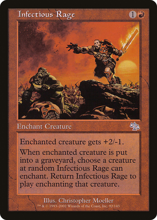 Infectious Rage (JUD-092) (Foil)