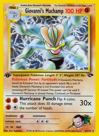 Giovanni's Machamp (G2-006) (Unlimited Holofoil)
