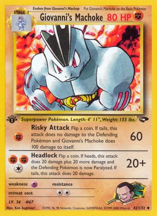 Giovanni's Machoke (G2-042) (Unlimited)