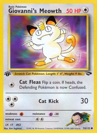 Giovanni's Meowth (74) (G2-074) (Unlimited)