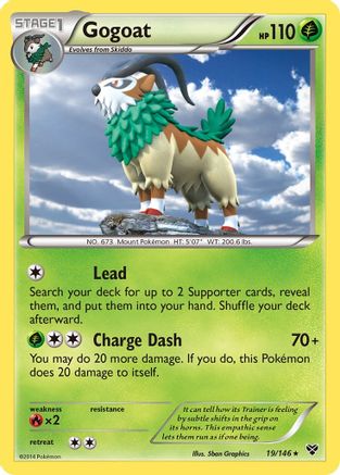 Gogoat (XY-019) (Reverse Holofoil)