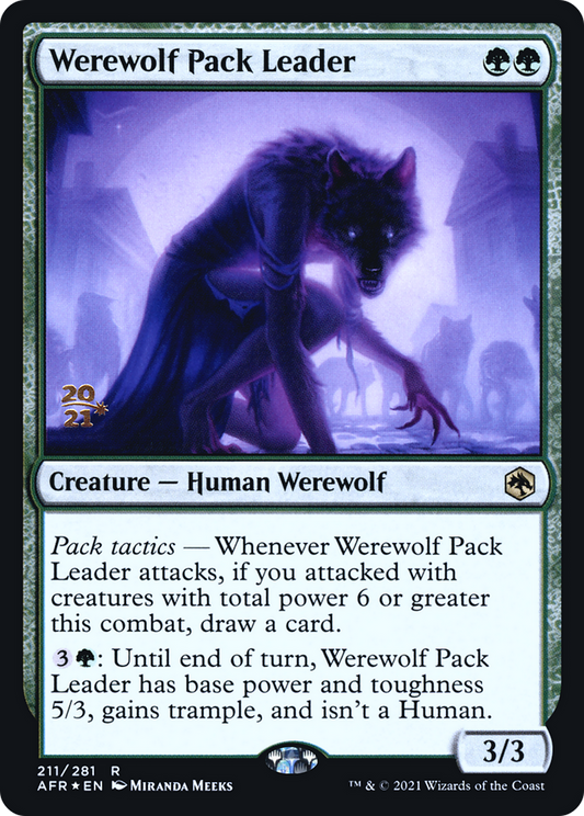 Werewolf Pack Leader (PRE-211S) (Foil)