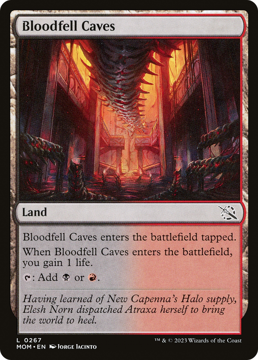 Bloodfell Caves (MOM-267) (Foil)