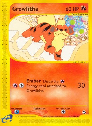 Growlithe (51) (AQ-051)
