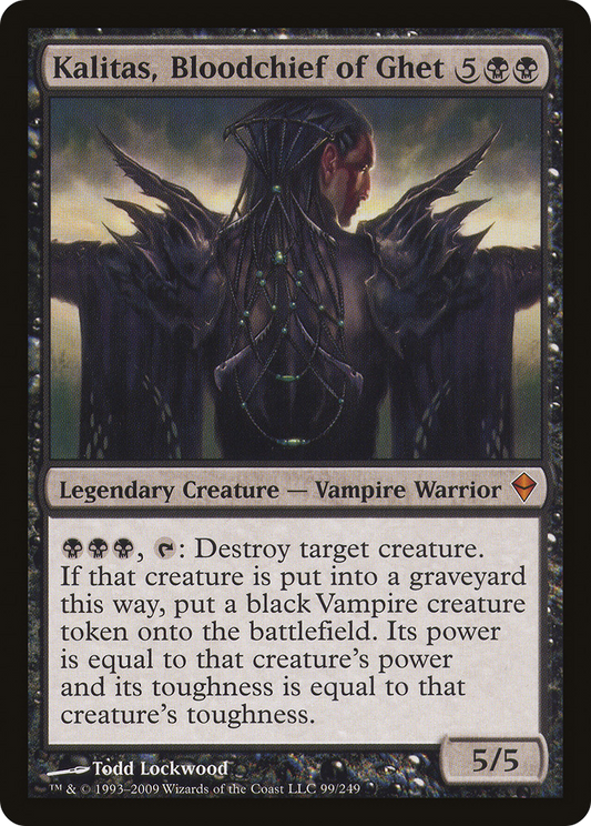 Kalitas, Bloodchief of Ghet (ZEN-099) (Foil)