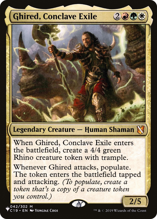 Ghired, Conclave Exile (LIST-C19-42)