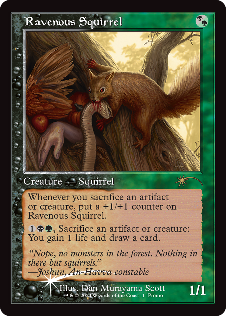 Ravenous Squirrel (PW24-015) (Foil)