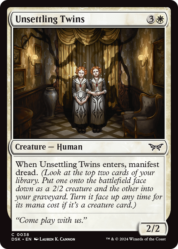 Unsettling Twins (DSK-038) (Foil)