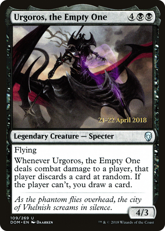 Urgoros, the Empty One (PRE-109S) (Foil)