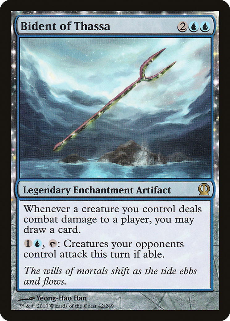 Bident of Thassa (THS-042) (Foil)