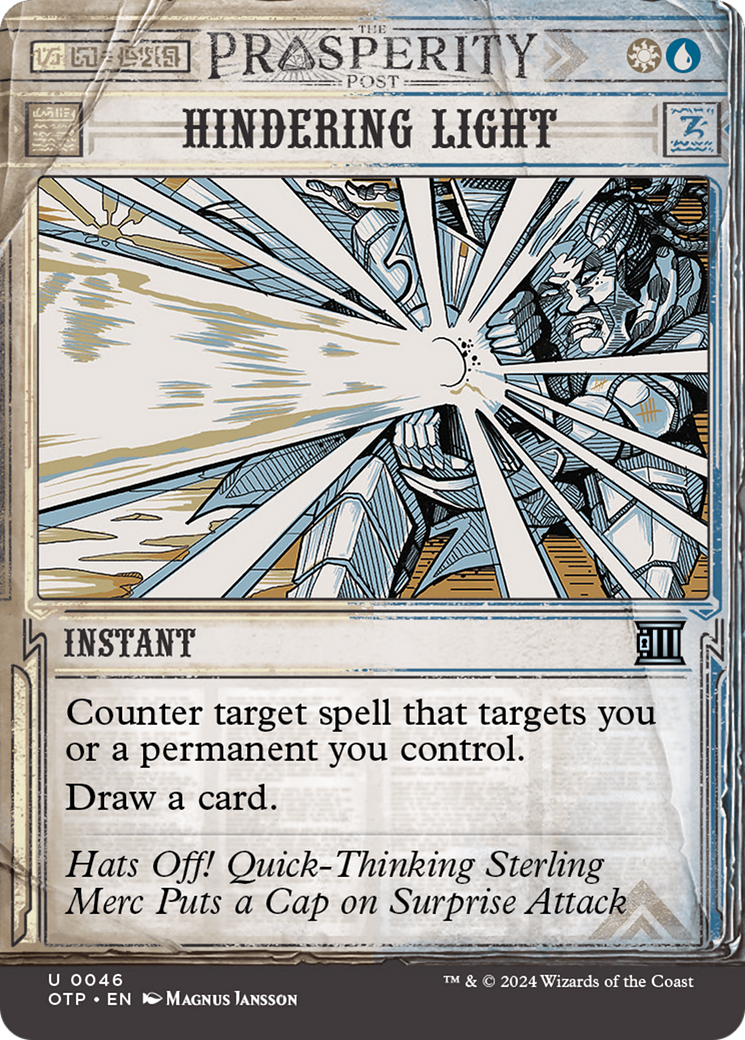 Hindering Light (OTP-046) (Showcase) (Borderless)