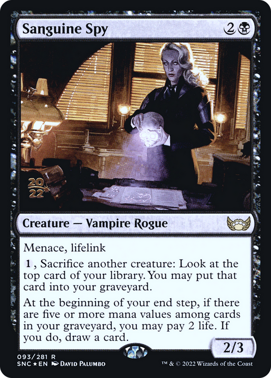 Sanguine Spy (PRE-93S) (Foil)