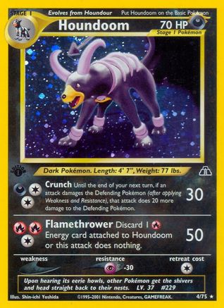 Houndoom (4) (N2-004) (1st Edition Holofoil)