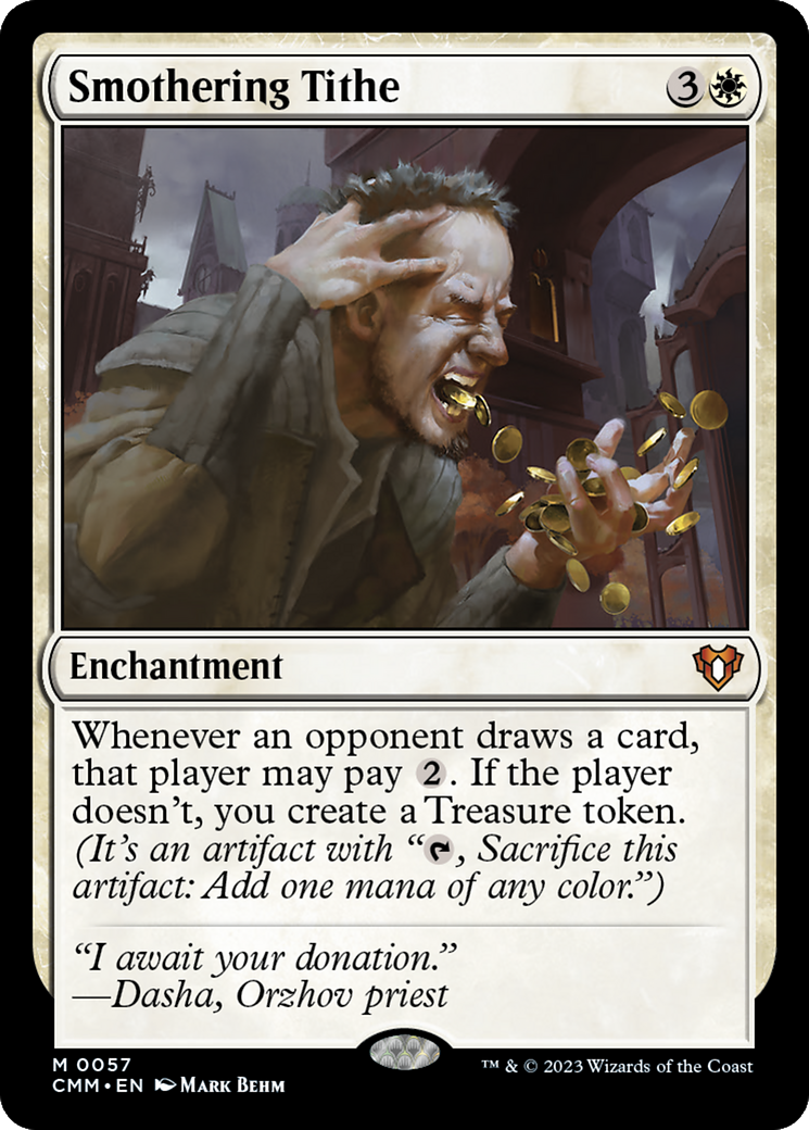 Smothering Tithe (CMM-057) (Foil)