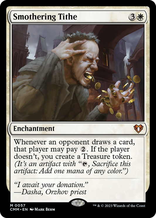Smothering Tithe (CMM-057) (Foil)