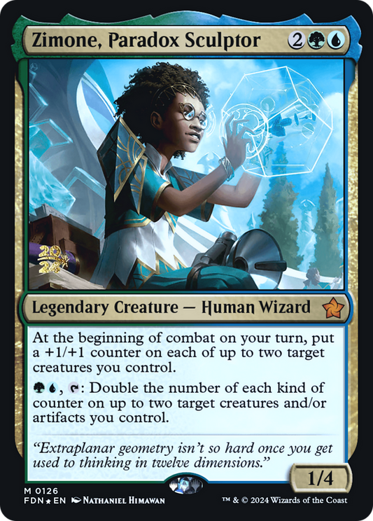 Zimone, Paradox Sculptor (PRE-126S) (Foil)