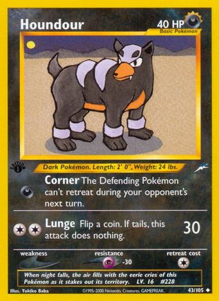 Houndour (N4-043) (1st Edition)