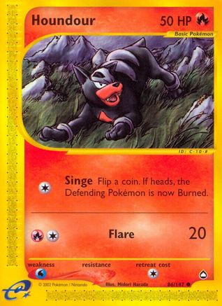 Houndour (86) (AQ-086) (Reverse Holofoil)