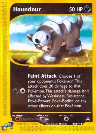Houndour (87) (AQ-087) (Reverse Holofoil)
